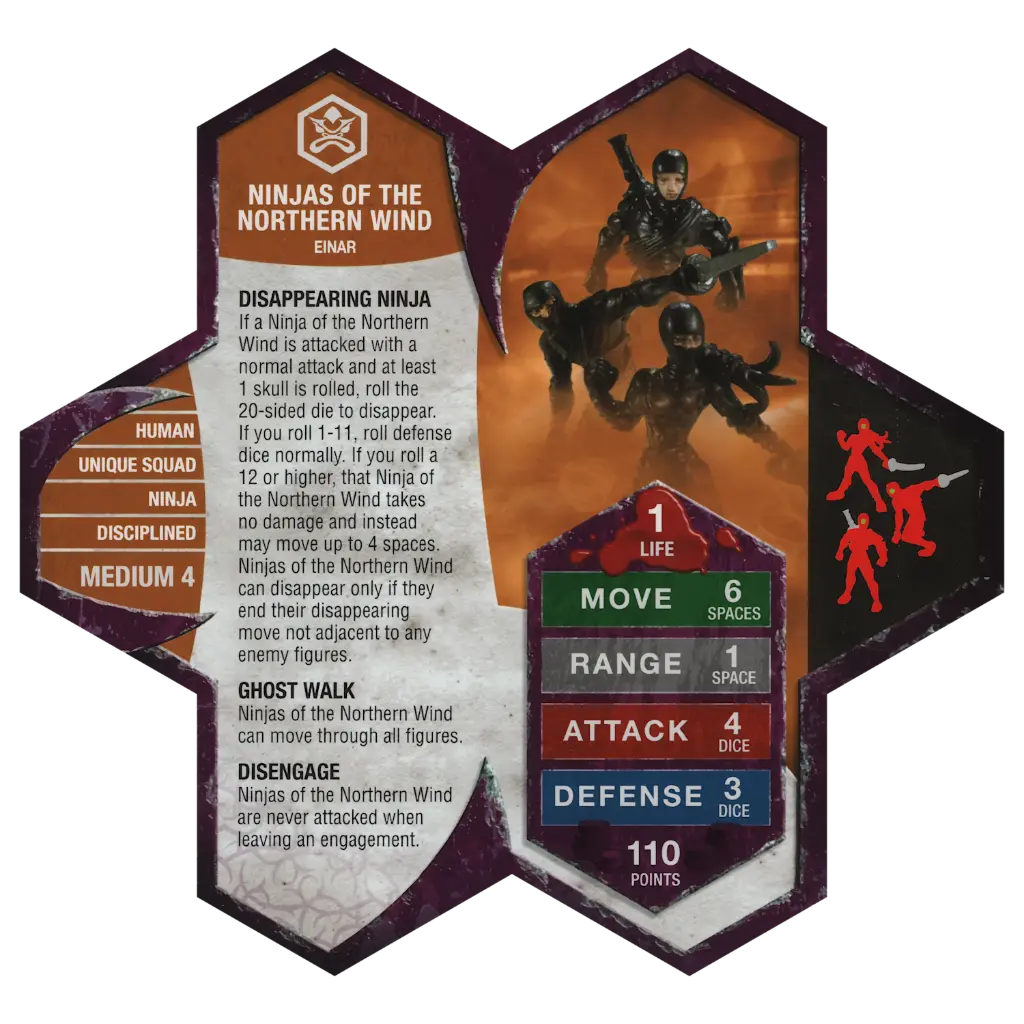 Ninjas of the Northern Wind (Card Only)