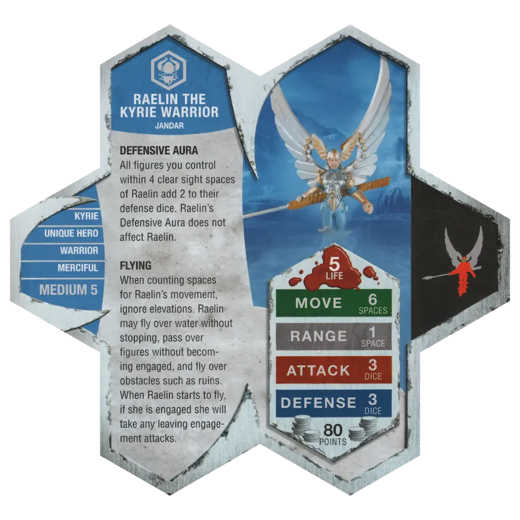 Raelin the Kyrie Warrior (1.0) (Card Only)
